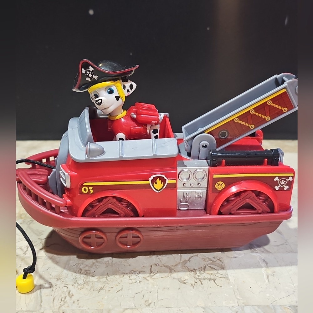 Paw Patrol Pirate Pups Marshall Fire Boat Only Spin Master Gift Toy